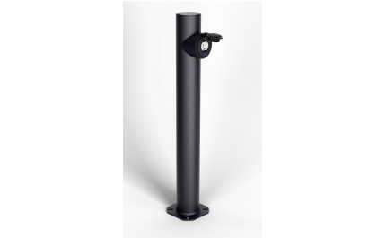 Parking pedestal 30 inches Round, one side